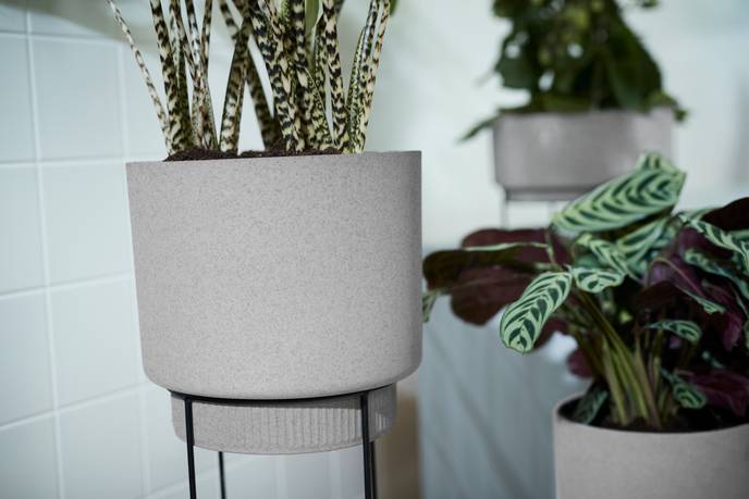 b.for studio round 30cm living concrete